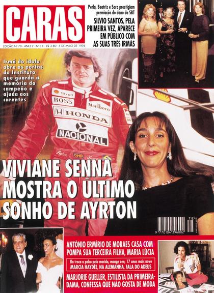 Relembre as capas da revista CARAS com Ayrton Senna 