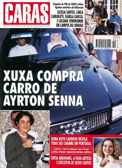 Relembre as capas da revista CARAS com Ayrton Senna 