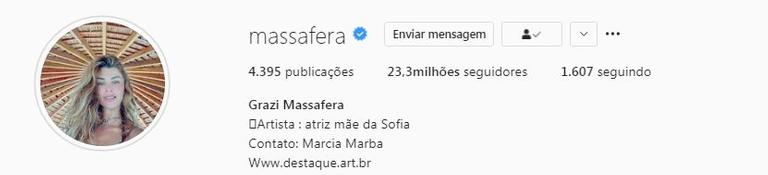 Juliette alcança Grazi Massafera em número de seguidores