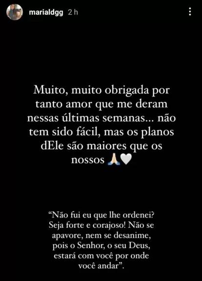 Maria Lina agradece apoio após morte de filho com Whindersson Nunes