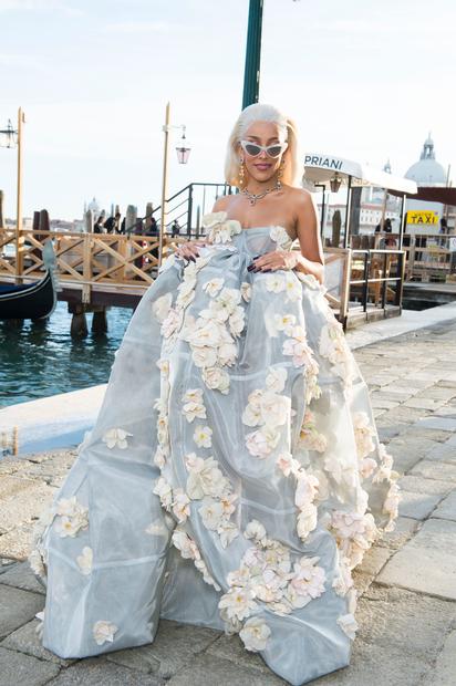 Doja Cat no desfile da Dolce and Gabbana