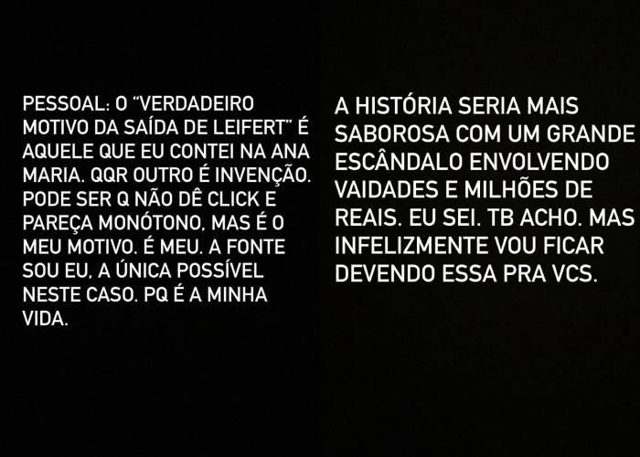 Tiago Leifert desmente boatos e nega ter planos para 2022