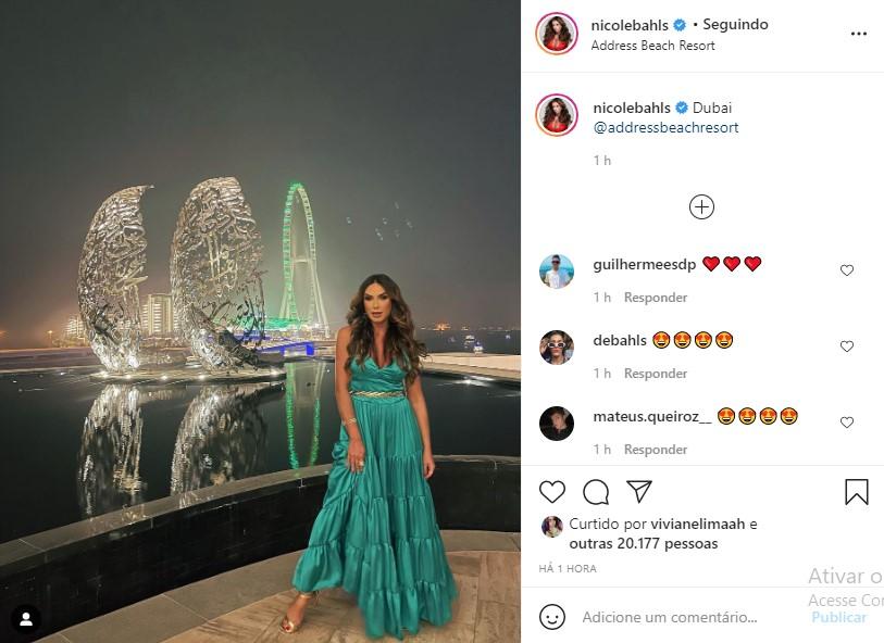 Nicole Bahls em Dubai