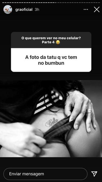 Gracyanne Barbosa tatuagem no bumbum