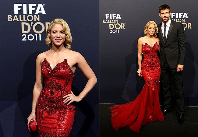 Shakira no Bola de Ouro em 2011