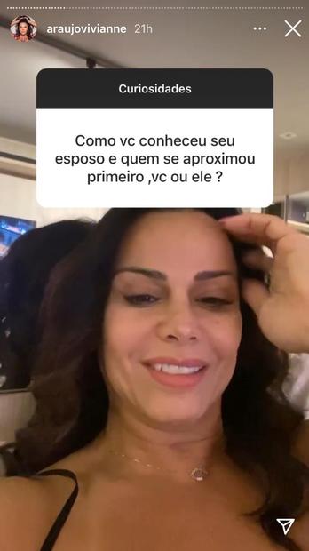 Viviane Araújo fala como conheceu o marido