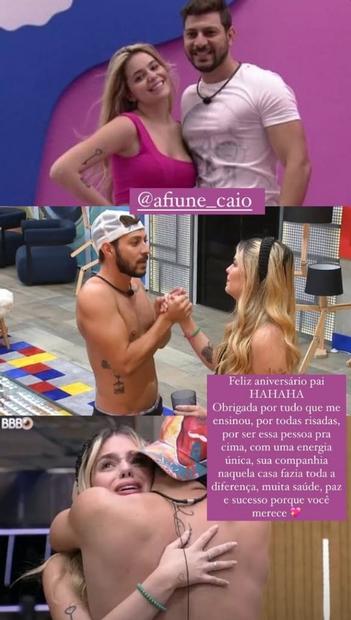 Viih Tube celebra aniversário do ex-BBB Caio Afiune