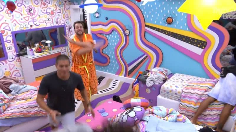 BBB 22: Quarto Lollipop fecha e brothers comemoram: ''Acabou!'' - Reprodução/TV Globo