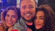 Carol Dieckmann, Juliana Paes e Léo Fuchs surgem juntos em foto - Reprodução/ Instagram