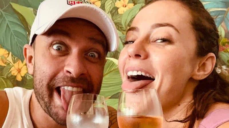 Paolla Oliveira e Diogo Nogueira revelaram que pretendem ter filhos - Reprodução: Instagram