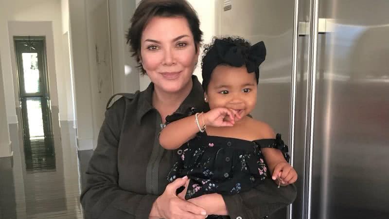 Kris Jenner se derrete ao celebrar aniversário da neta, True Thompson, filha de Khlóe Kardashian - Foto/Instagram