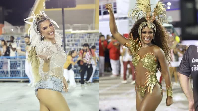 Lore Improta e Erika Januza brilham em ensaio de Carnaval - Foto: Daniel Pinheiro / AgNews