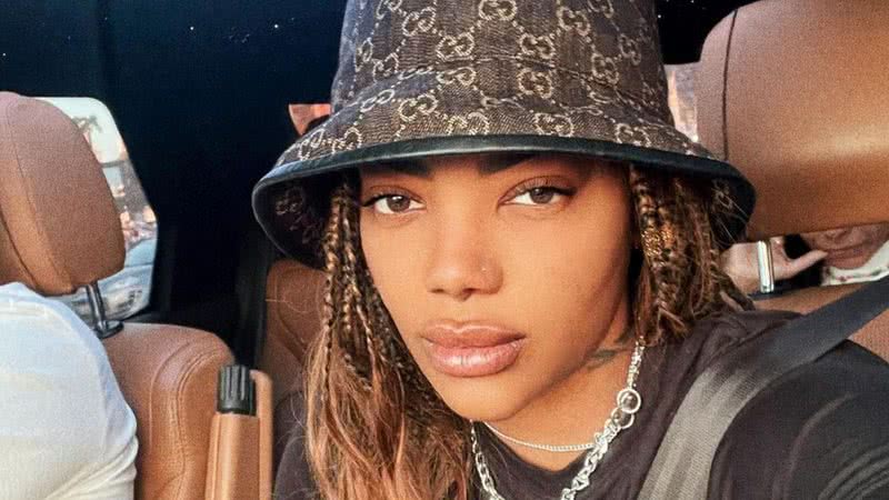 Ludmilla esbanja beleza ao usar look 'all black' ousado - Reprodução/Instagram