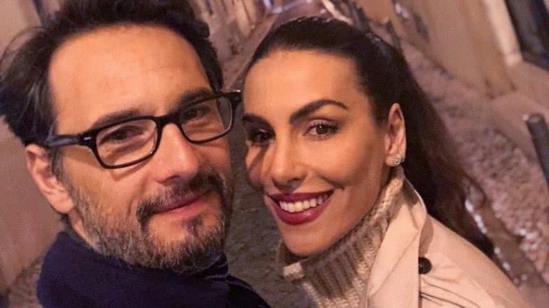 Mel Fronckowiak se declara ao completar 10 anos com Rodrigo Santoro - Reprodução