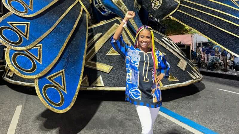 Sarah Fonseca estreia no Carnaval carioca expressando sua representatividade negra - Reprodução/Instagram