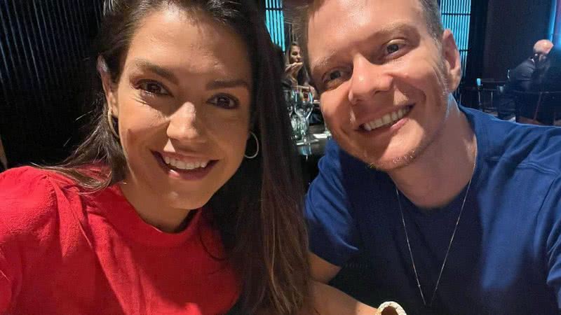 Thaís Fersoza e Michel Teló aproveitaram um encontro especial para consumir um prato super personalizado - Reprodução/Instagram