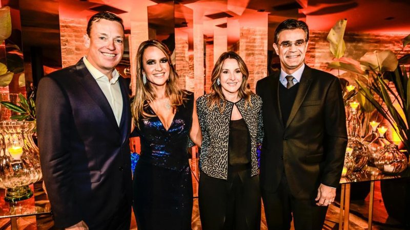 Fernando José da Costa, Cristiane Zanetti da Costa, Rodrigo Garcia e Luciana Garcia - Foto: Divulgação