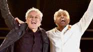 Gilberto Gil se emociona com homenagem de Caetano Veloso em show de 80 anos - Reprodução/Instagram