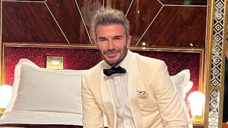 David Beckham publicou foto ao lado dos filhos Brooklyn e Romeo - Reprodução: Instagram