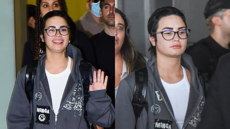 Demi Lovato chega ao Brasil para shows em São Paulo e no Rock In Rio - Marcelo Sá barretto e Léo Franco/Agnews