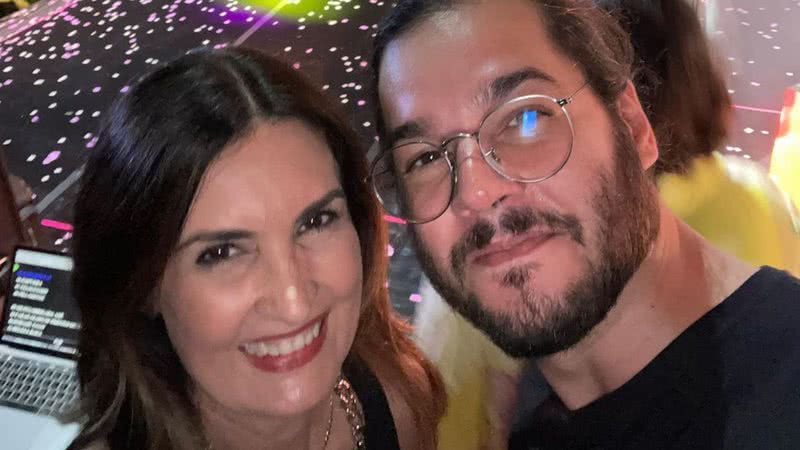 Fátima Bernardes e Túlio Gadêlha são surpreendidos por Ivete Sangalo em show - Reprodução/Instagram