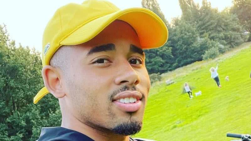 Gabriel Jesus celebra 3 meses de vida da filha, Helena - Reprodução/Instagram