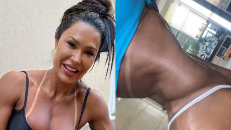 Gracyanne Barbosa esbanja corpaço suado após cardio - Reprodução/Instagram