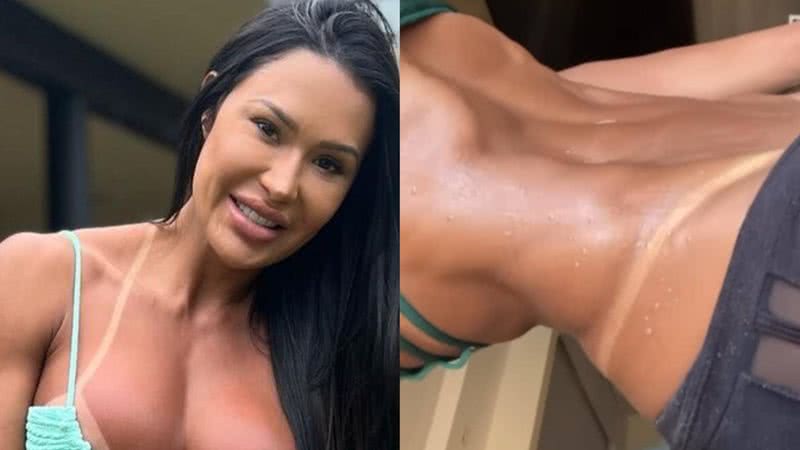 Gracyanne Barbosa exibe barriga negativa - Reprodução/Instagram