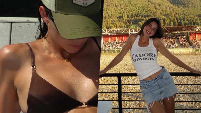 Kendall Jenner renova o bronzeado com biquíni cavadíssimo e dá zoom em corpão malhado - Foto/Instagram