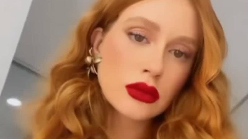 Marina Ruy Barbosa arrasa com bocão vermelho - Reprodução/Instagram