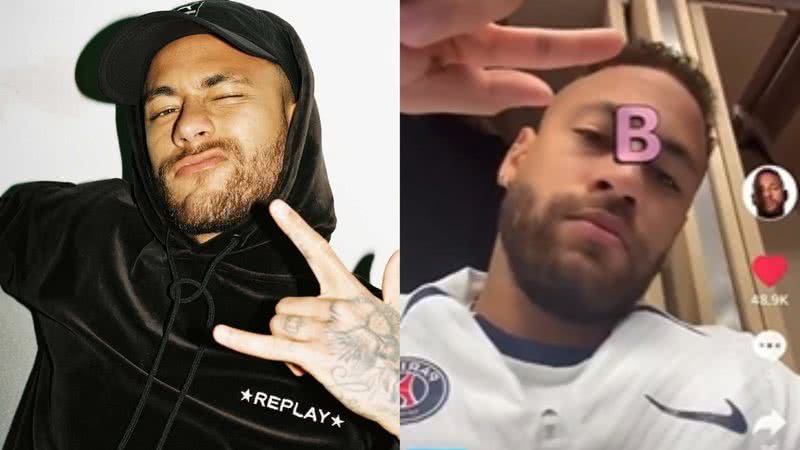 Neymar Jr. enlouquece fãs com brincadeira com inicial de ex-namorada - Reprodução/Instagram