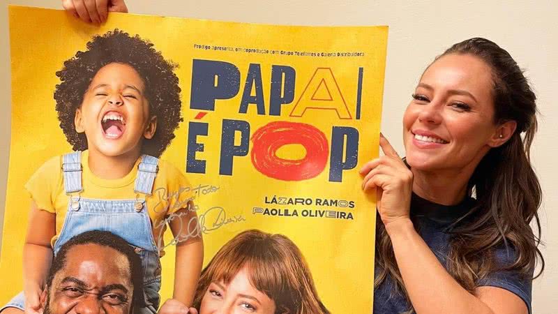 Paolla Oliveira desabafa sobre o cinema nacional ao falar do seu novo filme Papai É Pop - Reprodução/Instagram