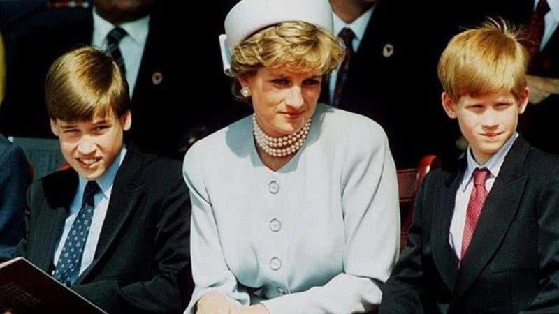 Os filhos da Princesa Diana, Príncipe William e Príncipe Harry, falam sobre a mãe para seus filhos - Foto: Getty Images