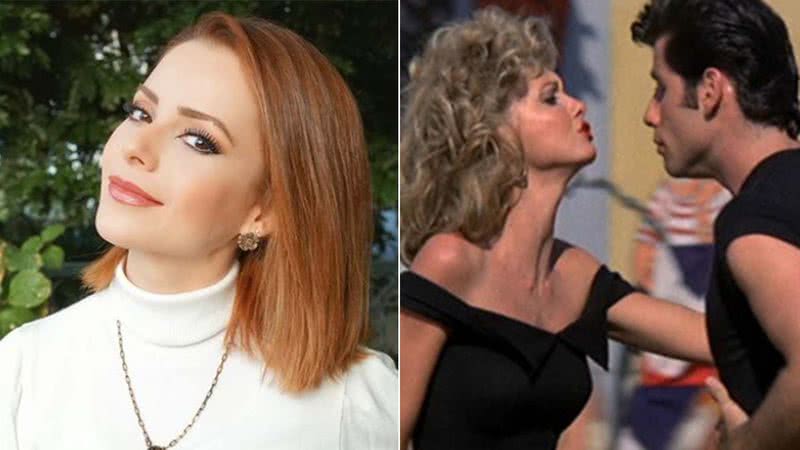 Nome da cantora Sandy foi inspirado em personagem de Olivia Newton-John no filme 'Grease' - Foto: Reprodução / Instagram; Reprodução / Grease