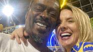 Seu Jorge e a namorada, Karina Barbieri - Foto: Reprodução / Instagram