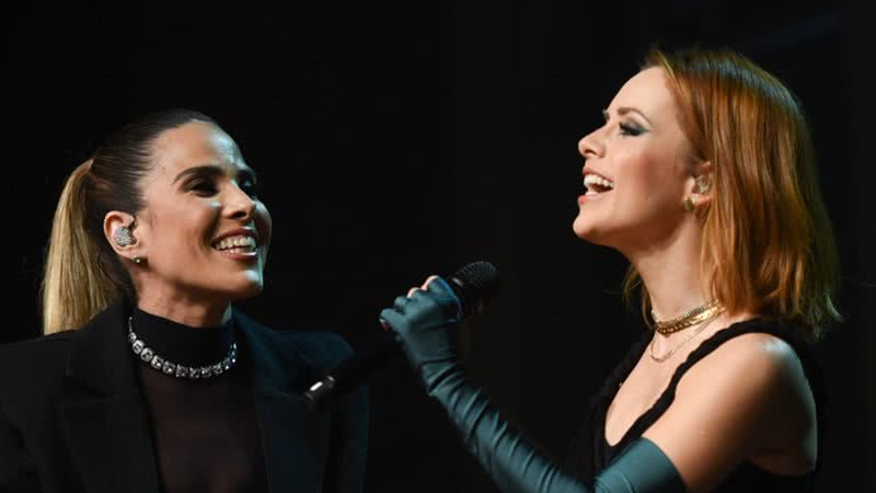 Sandy e Wanessa Camargo se reúnem em show em São Paulo - Andy Santana/AgNews