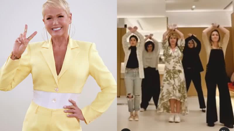 Xuxa posta vídeo de reencontro das paquitas em shopping - Reprodução/Instagram/Blad Meneghel