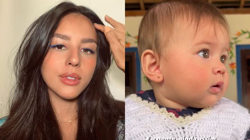 Filha de Yanna Lavigne e Bruno Gissoni explode o fofurômetro em vídeo sobre maternidade - Reprodução/Instagram