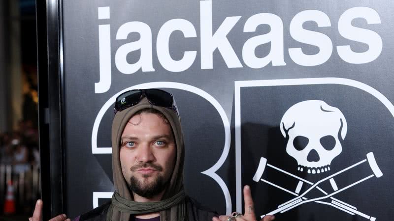 Ator e skatista Bam Margera luta há tempos contra o vício em drogas e álcool, e agora está na UTI em San Diego - Foto: Getty Images