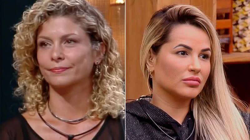 Bárbara Borges e Deolane Bezerra em A Fazenda - Foto: Reprodução / Record TV