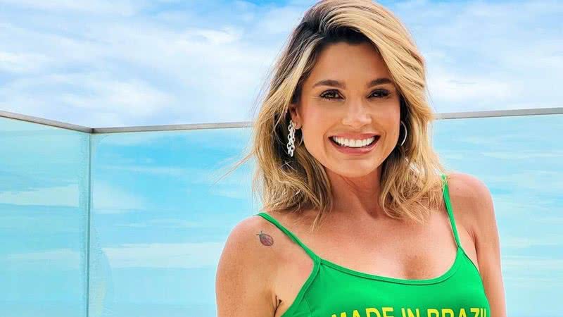 Flávia Alessandra arrasa ao eleger vestido micro para torcer para o Brasil - Reprodução/Instagram