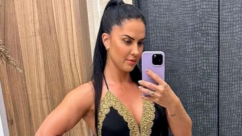 Graciele Lacerda divide opiniões com vestido preto - Reprodução/Instagram