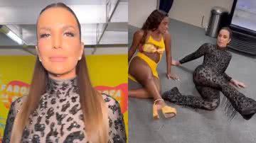 Ivete Sangalo aprende coreografia com MC Rebecca - Reprodução/Instagram