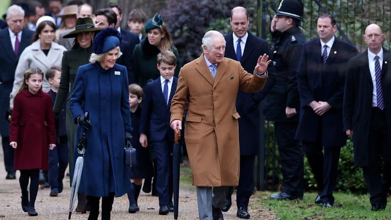 Rei Charles III comanda o seu primeiro Natal sem a mãe, a Rainha Elizabeth II - Foto: Getty Images