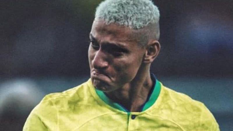 Richarlison após a derrota do Brasil - Foto: reprodução/Instagram