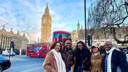 Carol Peixinho, Thiaguinho e família em Londres - Foto: reprodução/Instagram