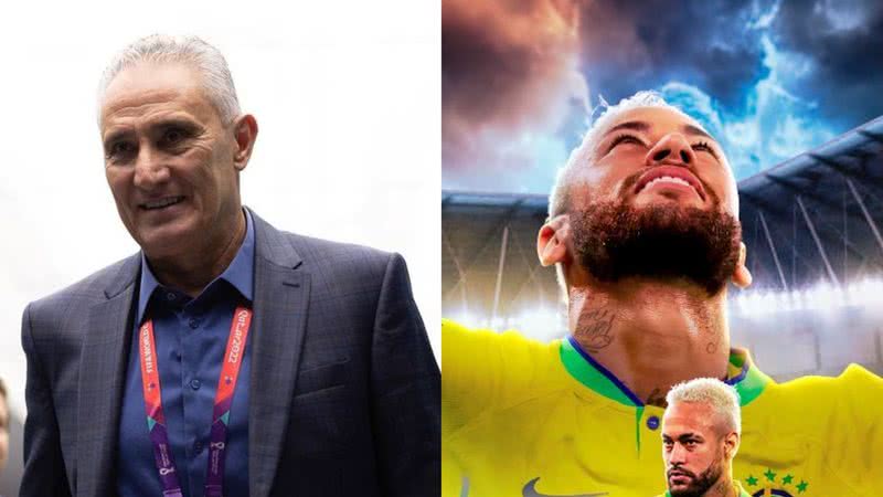 Tite confirma escalação da seleção contra Croácia, e Neymar Jr - Reprodução/Instagram|@lucasfigfoto/CBF