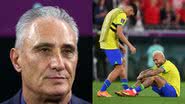 Técnico Tite se justifica durante coletiva de imprensa sobre ter deixado Neymar de fora de cobrança de pênaltis contra Croácia - Foto: Reprodução / Getty Images