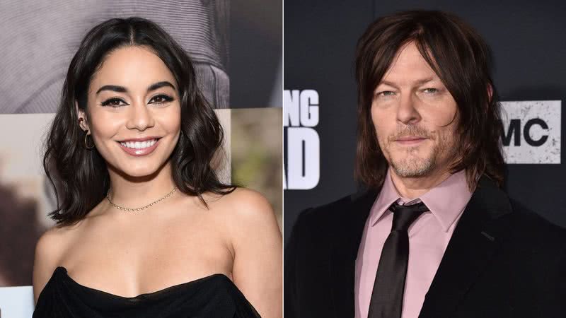 Montagem de fotos dos atores Norman Reedus e Vanessa Hudgens; famosos deram dicas de presentes para o Natal - Foto: Getty Images