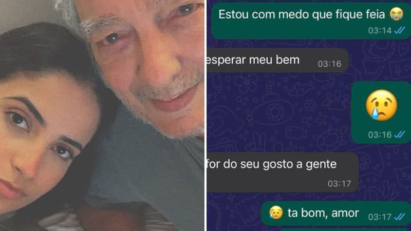 A viúva de Erasmo Carlos, Fernanda, lamentou a falta do cantor - Foto: Reprodução/Instagram